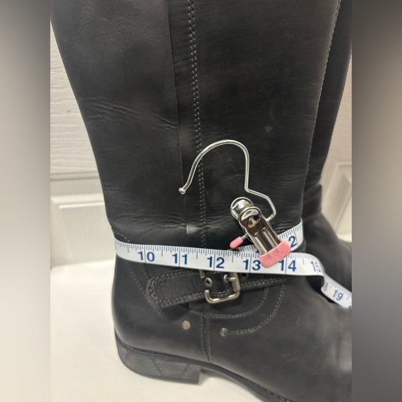 Eric Michael Black Leather Riding Boots Women’s Size 40 (Approx. Fits US 8–8.5). - Picture 9 of 16